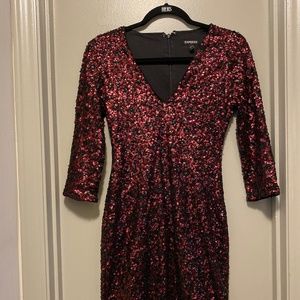 Express Sz 0 Sequin Mini Dress BNWOT